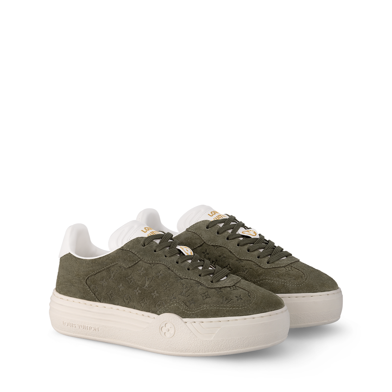 LV Groovy Platform Trainers Luxury Beige LOUIS VUITTON